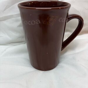Cocoa Chocolate Brown Ceramic Mug